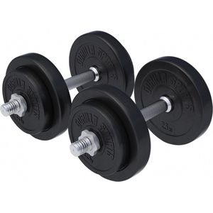 Gorilla Sports Dumbellset - Halterset - Kunststof - 20 kg