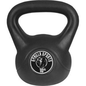 Gorilla Sports Kettlebell - Kunststof - 10 kg