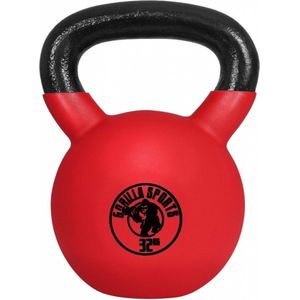 Gorilla Sports Kettlebell - Gietijzer (rubber coating) - 32 kg