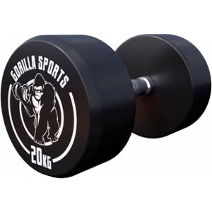 Gorilla Sports Dumbbell - 20 kg - Halter - Vaste dumbell - Gietijzer