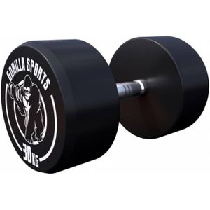 Gorilla Sports Dumbbell - 30 kg - Halter - Vaste dumbell - Gietijzer