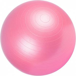 Fitnessbal Ø 75 cm - Incl. Pomp - Gym Bal - Yoga - Belastbaar Tot 500 Kg - Roze