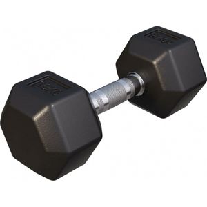 Gorilla Sports Dumbbell - 1 x 10 kg - Gietijzer - Hexagon - Halter