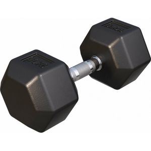 Gorilla Sports Dumbbell - 1 x 20 kg - Gietijzer - Hexagon - Halter