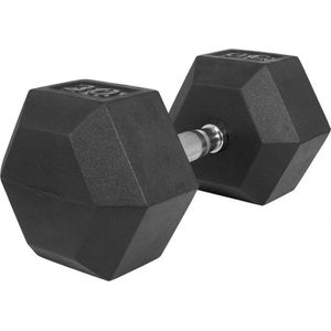 Gorilla Sports Dumbbell - 1 x 30 kg - Gietijzer - Hexagon - Halter