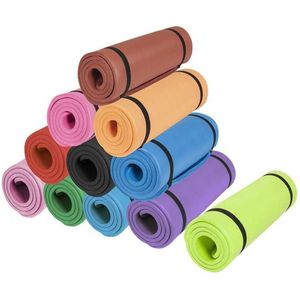 Gorilla Sports - Yogamat Deluxe 190 x 60 x 1,5 cm - Yoga mat - Fuchsia