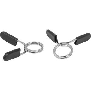 Gorilla Sports Lange halterstang + EZ curl stang - 30/31 mm - Veersluiting