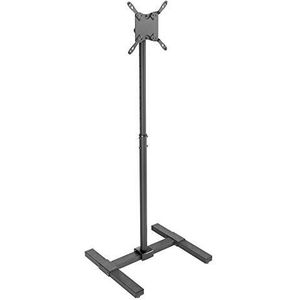 RICOO TV-standaard, kantelbaar, in hoogte verstelbaar, universeel voor 13-42 inch, televisiestandaard FS0522, staande televisiestandaard vloerstandaard tot 20 kg max. VESA 200 x 200 mm, tv-poten