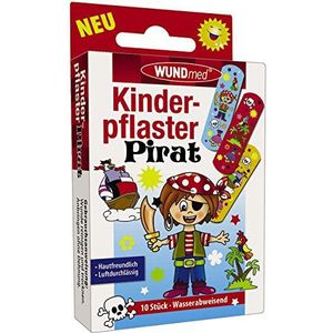 Wundmed 5-delige voordeelverpakking kinderpleisters piraat, 5 stuks à 10 stuks (50 stuks)