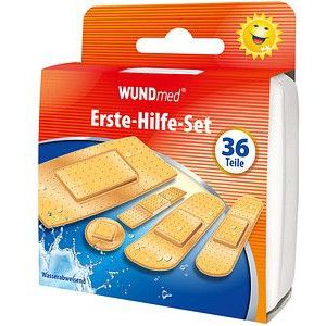 Wundmed - EHBO Kit - Pleisters - Waterproof - 36 Stuks