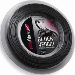 Polyfibre Black Venom 200 m. tennissnaar 1.15 mm.