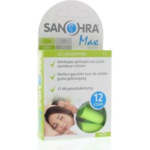 Sanohra Max foam oordoppen 6 paar