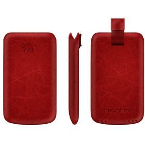 Katinkas 400336 beschermhoes voor Samsung i9000, leer, rood