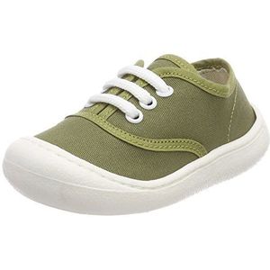 Pololo Unisex Baby Pepe Sneakers, groen kaki, 26 EU