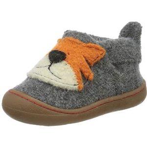 Pololo Primero Tiger Lage pantoffels voor kinderen, uniseks, Grijs Grijs 830, 20 EU