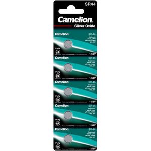 Camelion SR44 / SG13 - zilveroxide knoopcel - 1.55 volt / 5 stuks