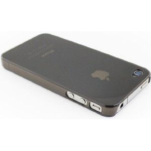 Dismaq qClip achterzijde beschermclip voor Apple iPhone 4 / 4S incl. displaybeschermfolie grijs