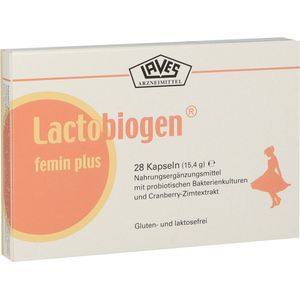 Lactiobiogen - Femin Plus - Probiotica - Cranberry-Kaneel - 30 Capsules