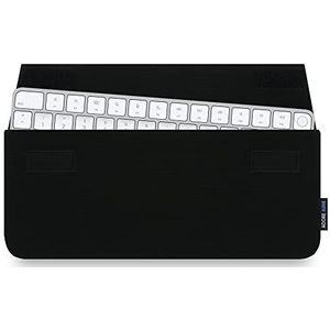 Adore June Keeb Beschermhoes compatibel met Apple Magic Keyboard 2015-2022, Praktische Stoffen Tas om het toetsenbord te dragen, Zwart
