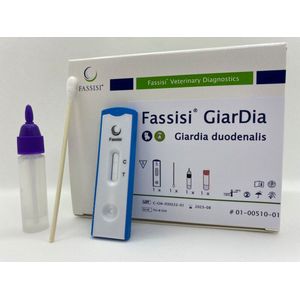 Fassisi - Sneltest Giardia - Zelftest - Hygiënisch - Resultaat binnen 10 minuten