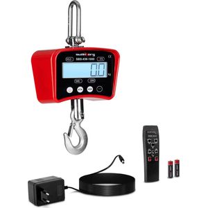 Steinberg Systems - Kraanweegschaal - 1000 kg / 0,2 kg - rood