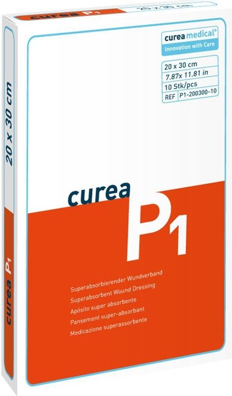 Curea - Gaaskompres - Wit - SuperCore® Kern - Ondersteuning bij Exsudatiefase