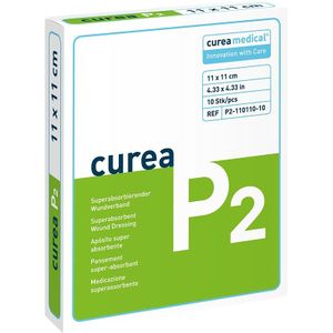 Curea P2 SuperCore wondverband 11 x 11 cm steriel 10St.