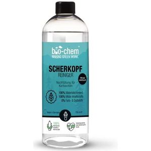 Bio-Chem - Reinigingsmiddel voor scheerhoofden 750 ml - Elektrisch scheerapparaat voor mannen en vrouwen - Geschikt voor scheerapparaten van alle merken - Scheermesverzorging