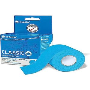 CureTape Sporttape Kinesiologietape 5cm * 5m Blauw