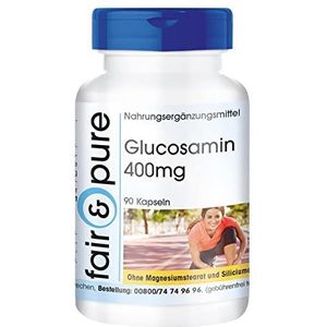 Fair & Pure® - Glucosamine 400mg met 250mg collageen (gehydrolyseerd) - 90 glucosamine capsules