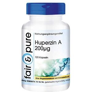 Fair & Pure® - Huperzine A 200mcg van wolfsklauw extract (Lycopodium serratum) - vegan - 120 capsules