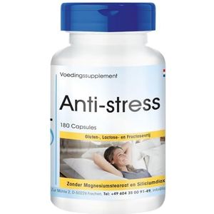 Fair & PureÂ® - Anti-stress capsules - vegan - met B-vitamines - taurine - selenium - rode panax ginseng en veel meer 180 capsules - voorraad verpakking voor 3 maanden