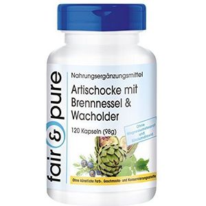 Fair & Pure® - Artisjok met brandnetel & jeneverbes - vegan - 120 capsules