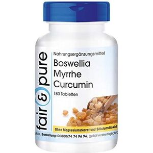 Fair & Pure® - Boswellia mirre curcumine - met vitamine D3-180 tabletten