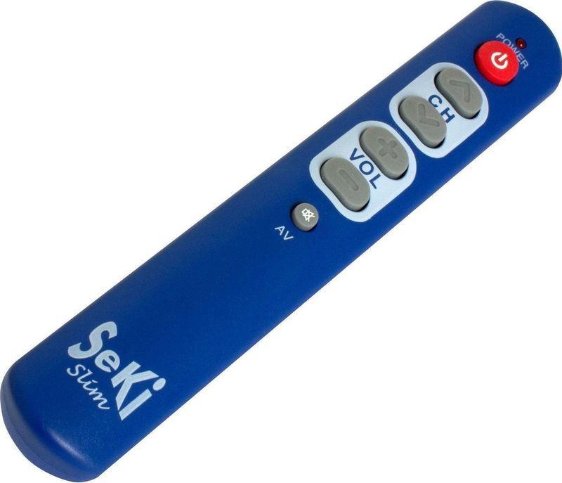 Universele afstandsbediening Seki Slim – Donker blauw - makkelijke afstandsbediening zelf leerbaar