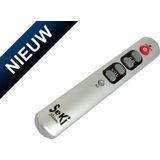 Universele afstandsbediening Seki Slim – Zilver - makkelijke afstandsbediening zelf leerbaar