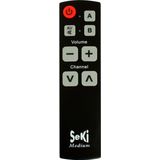 Universele afstandsbediening Seki medium Zwart Makkelijke afstandsbediening zelf leerbaar