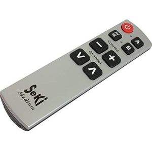 Seki Medium leerbare universele afstandsbediening zilver/zwart