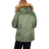 Alpha Industries N 3b Vf59 Jas Groen Man
