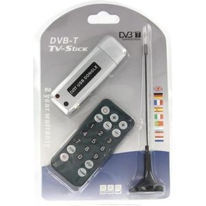 OEM USB DVB-T ontvanger incl. 28 dB DVB-T antenne (DVB-T), TV-kaart
