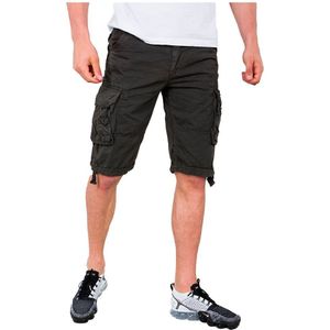 Alpha Industries - Jet Shorts - Korte Broek - Grijs - Voor Mannen
