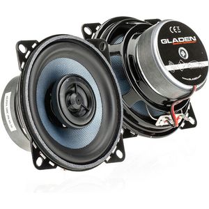 Gladen Audio Alpha 100C - Autospeaker - 10cm luidsprekers - 100mm 2 weg coaxiale set - 85 Watt