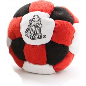 FOOTBAG - rood/zwart (26 Freestyle Foot Bag-panelen, van beginners tot professional)