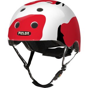 Melon Koi Ants Fietshelm - Maat XL-XXL (58-63cm) - Rood-Wit