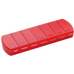 LBM - Pillendoos 'Seven Days' - Rood - 7 Vakken