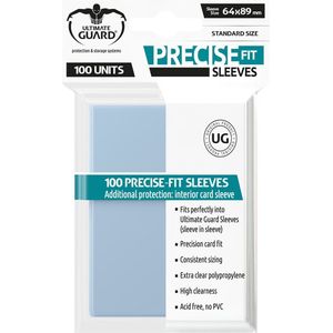 Precise-Fit Sleeves Standard Size Transparant (100x)