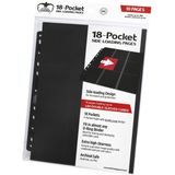 Ultimate Guard 18-Pocket Pages Side-Loading Zwart (10), UGD010404