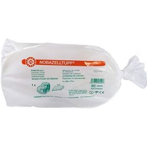 NOBA cellulosewattenstaafje, niet-steriel, 4 x 5 cm, 2 rollen à 500 wattenstaafjes