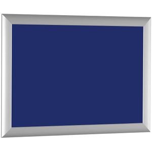Uithangbord, voor 2 x A4, gentiaanblauw
