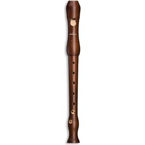Mollenhauer 1042d Studet Sopranblockfluit Barock, dubbel, Birnb. donker - Sopraan blokfluit (Barok)